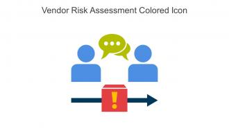Vendor Risk Assessment Colored Icon In Powerpoint Pptx Png And Editable Eps Format