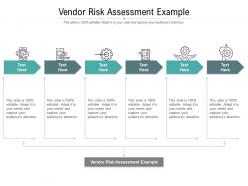Vendor risk assessment example ppt powerpoint presentation infographic template cpb