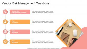 Vendor Risk Management Questions In Powerpoint And Google Slides Cpb