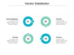 Vendor satisfaction ppt powerpoint presentation slides example cpb