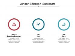 Vendor selection scorecard ppt powerpoint presentation inspiration format cpb