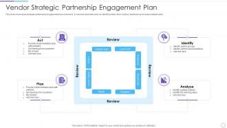 Vendor Strategic Partnership Engagement Plan