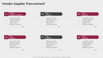 Vendor Supplier Procurement In Powerpoint And Google Slides Cpb