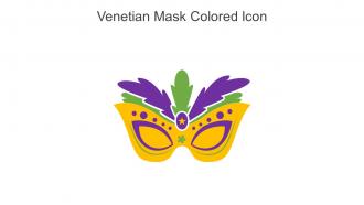 Venetian Mask Colored Icon In Powerpoint Pptx Png And Editable Eps Format