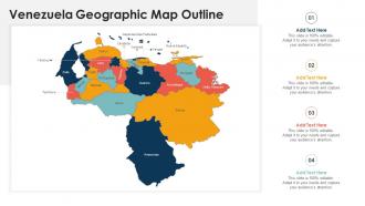 Venezuela Geographic Map Outline