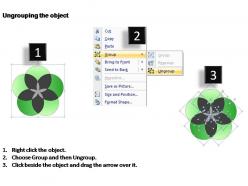 Venn diagram 5 pieces powerpoint presentation slides