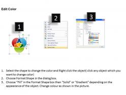 Venn diagram circular puzzle process powerpoint slides and ppt templates db