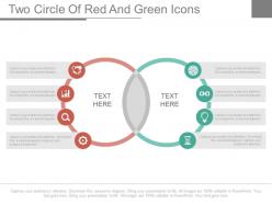 Venn diagram with icons for business powerpoint slides