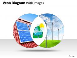 Venn diagram with images powerpoint presentation slides