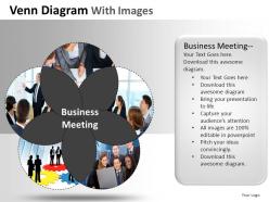 Venn diagram with images powerpoint presentation slides db