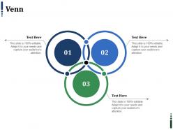 Venn ppt infographics example introduction