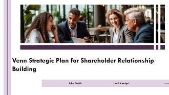 Venn Strategic Plan For Shareholder Relationship Building PPT Slides AT