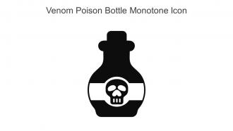 Venom Poison Bottle Monotone Icon In Powerpoint Pptx Png And Editable Eps Format