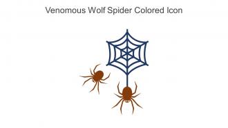 Venomous Wolf Spider Colored Icon In Powerpoint Pptx Png And Editable Eps Format