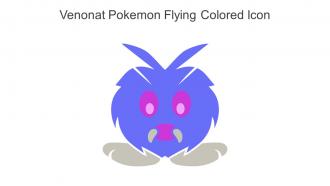 Venonat Pokemon Flying Colored Icon In Powerpoint Pptx Png And Editable Eps Format