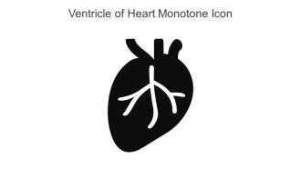 Ventricle Of Heart Monotone Icon In Powerpoint Pptx Png And Editable Eps Format