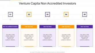 Venture Capita Non Accredited Investors In Powerpoint And Google Slides Cpb