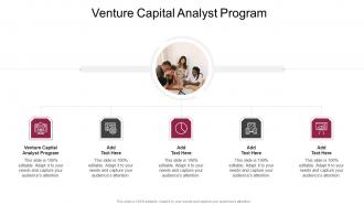 Venture Capital Analyst Program In Powerpoint And Google Slides Cpb