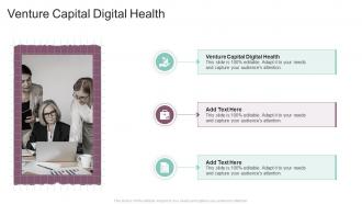 Venture Capital Digital Health In Powerpoint And Google Slides Cpb