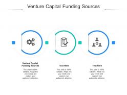 Venture capital funding sources ppt powerpoint presentation model design inspiration cpb