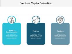 Venture capital valuation ppt powerpoint presentation gallery brochure cpb