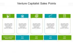 Venture capitalist sales points ppt powerpoint presentation icon design inspiration cpb