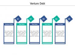 Venture debt ppt powerpoint presentation summary professional cpb