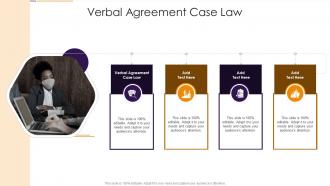 Verbal Agreement Case Law In Powerpoint And Google Slides Cpb