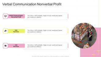 Verbal Communication Nonverbal Profit In Powerpoint And Google Slides Cpb