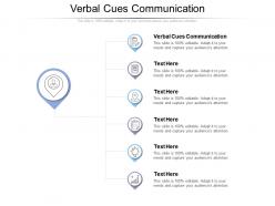 Verbal cues communication ppt powerpoint presentation layouts deck cpb