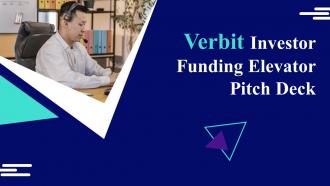 Verbit Investor Funding Elevator Pitch Deck Ppt Template