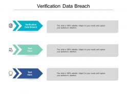 Verification data breach ppt powerpoint presentation ideas mockup cpb