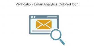 Verification Email Analytics Colored Icon In Powerpoint Pptx Png And Editable Eps Format