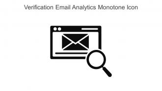 Verification Email Analytics Monotone Icon In Powerpoint Pptx Png And Editable Eps Format