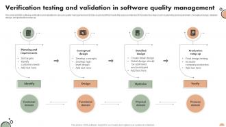 Verification Testing And Validation In Software Quality Management