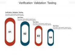 Verification validation testing ppt powerpoint presentation gallery inspiration cpb