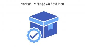Verified Package Colored Icon In Powerpoint Pptx Png And Editable Eps Format