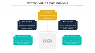 Verizon Value Chain Analysis Ppt Powerpoint Presentation Infographics Layout Ideas Cpb