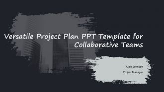 Versatile Project Plan PPT Template For Collaborative Teams PPT H