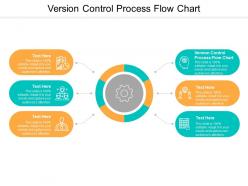 Version control process flow chart ppt powerpoint presentation model portfolio cpb