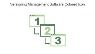 Versioning Management Software Colored Icon In Powerpoint Pptx Png And Editable Eps Format