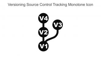Versioning Source Control Tracking Monotone Icon In Powerpoint Pptx Png And Editable Eps Format