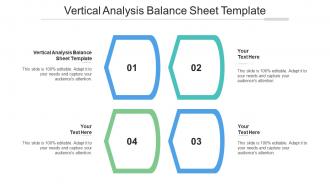 Vertical Analysis Balance Sheet Template Ppt Powerpoint Presentation File Design Templates Cpb