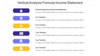 Vertical Analysis Formula Income Statement Ppt Powerpoint Presentation Pictures Cpb