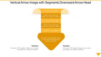 Vertical Arrow Image Of A Human Standing On Upward Arrow Strategy Planning