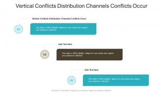 Vertical Conflicts Distribution Channels Conflicts Occur In Powerpoint And Google Slides Cpb