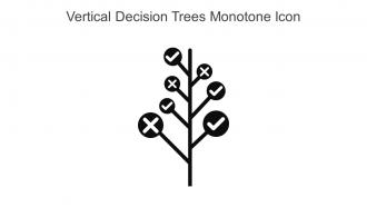 Vertical Decision Trees Monotone Icon In Powerpoint Pptx Png And Editable Eps Format