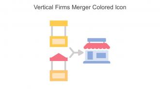 Vertical Firms Merger Colored Icon In Powerpoint Pptx Png And Editable Eps Format