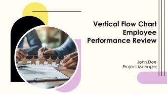 Vertical Flow Chart Employee Performance Review PPT PowerPoint AT