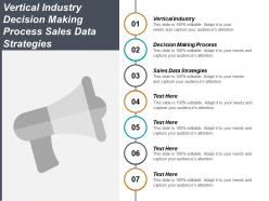Vertical industry decision making process sales data strategies cpb